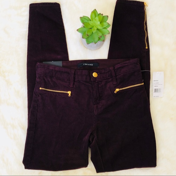 J Brand Iselin Mid-Rise Zip Skinny Ankle Corduroy - Picture 3 of 5
